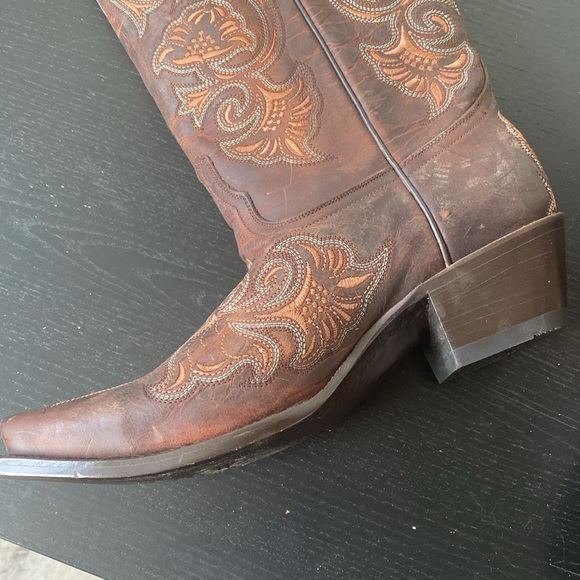 NWT women’s cowboy corral boots full stitch toe boots - Picture 10 of 16